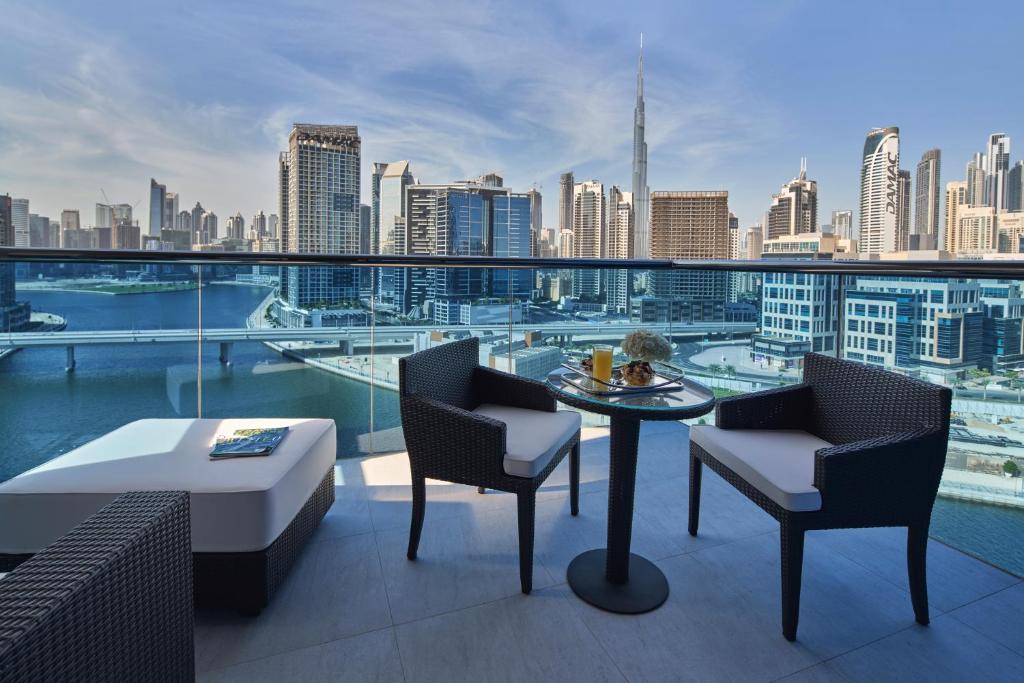 VIP Twin with Balcony and Burk Khalifa View - Image 4