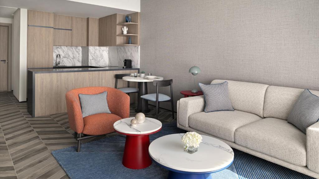 One-Bedroom Residence with Balcony and Marina View - Image 5