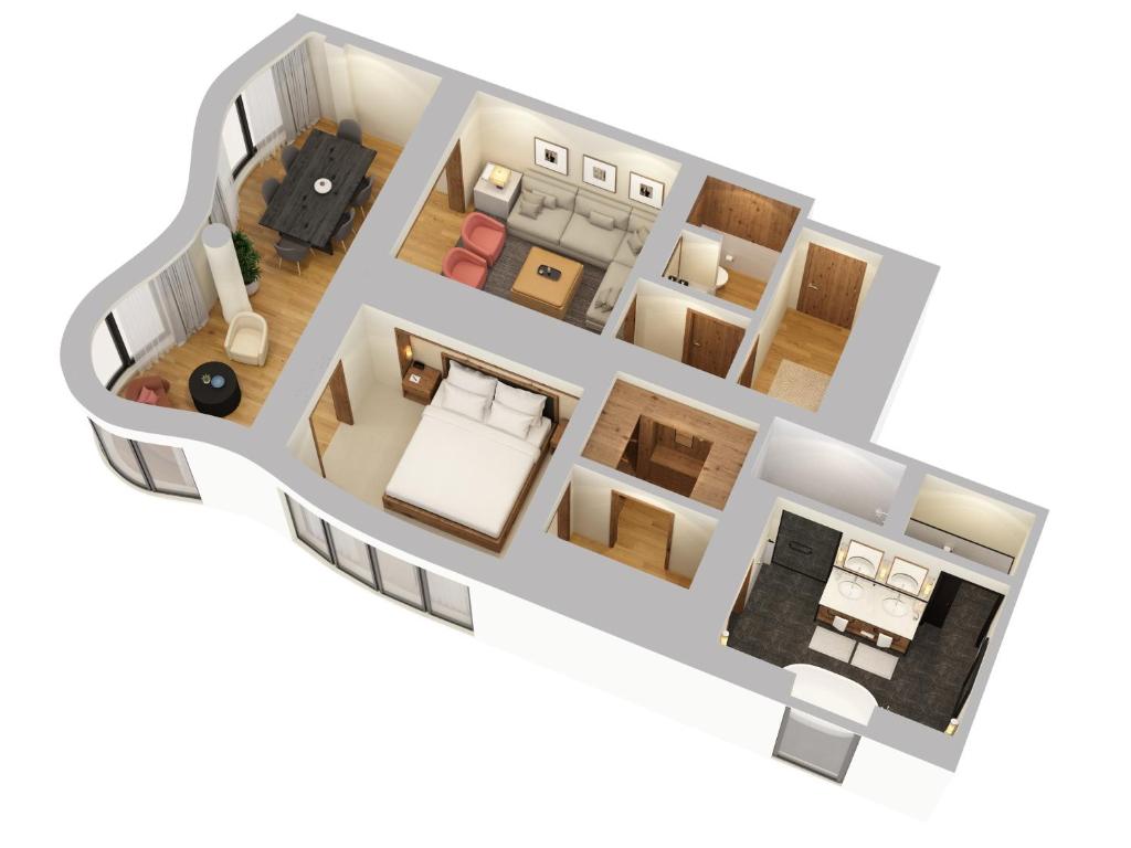 Corner One-Bedroom Suite, ADA - Image 2