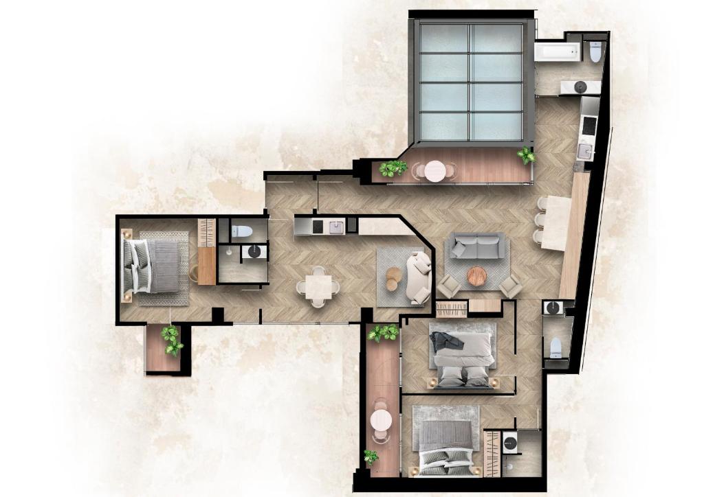 Three-Bedroom Apartment - Image 13