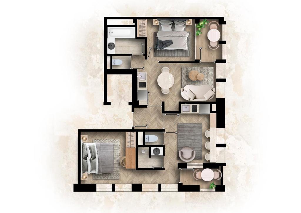 Two-Bedroom Family Apartment - Image 1