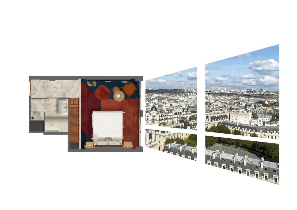 Collection rooftop room - Paris rooftop view - Image 1