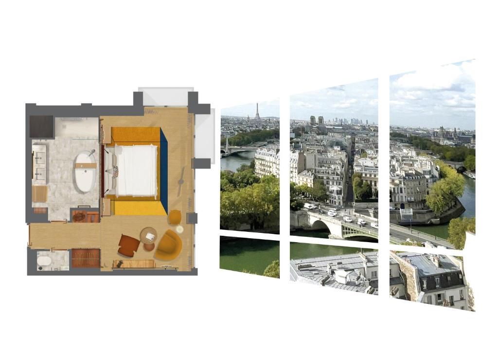 Studio Balcony Junior Suite - Paris view - Image 2
