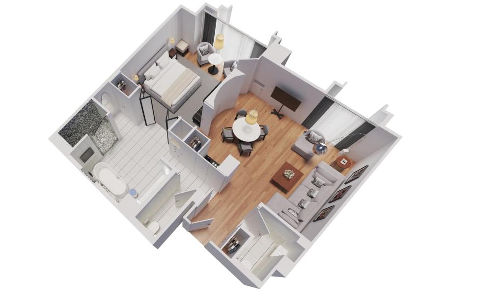 Apartment with One King Bed - Image 5