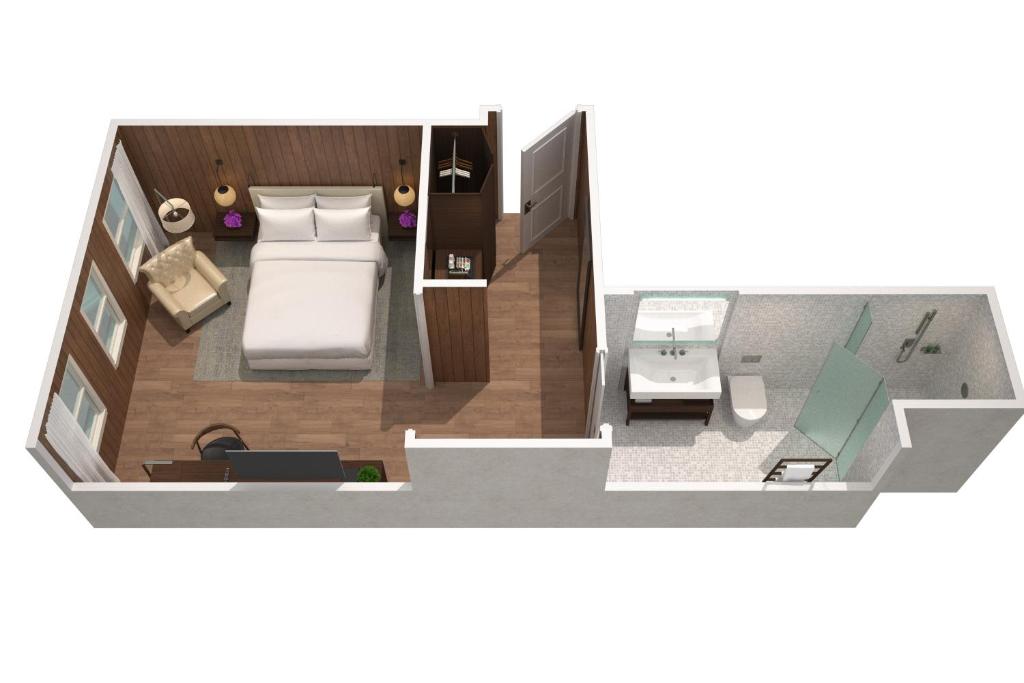 Deluxe Queen, Guest room, 1 Queen - Image 4